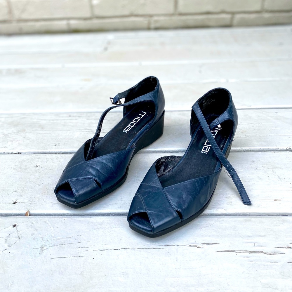 There is some wear on the interior of the shoes.